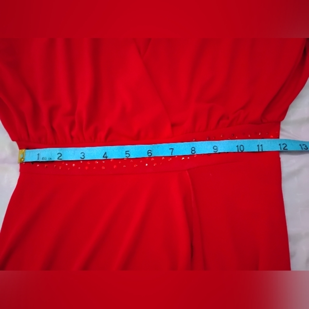 Love Tease Red Polyester Dress- Size:Small - Picture 8 of 8